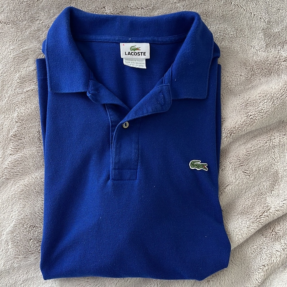 Mens LACTOSE Polo Shirt in Blue